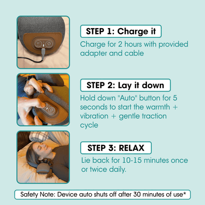 RevitaSpine™ SmartHeat Neck Massager Pro